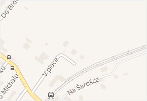 V place v obci Brandýsek - mapa ulice