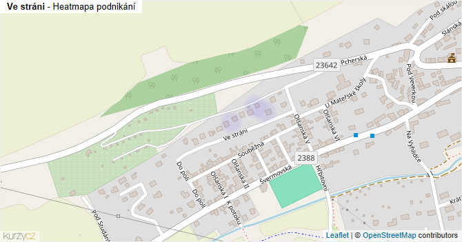 Ve stráni - mapa podnikání