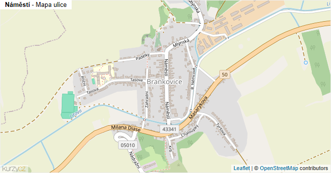 Náměstí - mapa firem