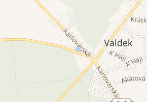 Družecká v obci Braškov - mapa ulice
