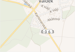 Lesní v obci Braškov - mapa ulice