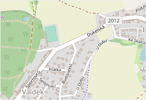 U Hřiště v obci Braškov - mapa ulice