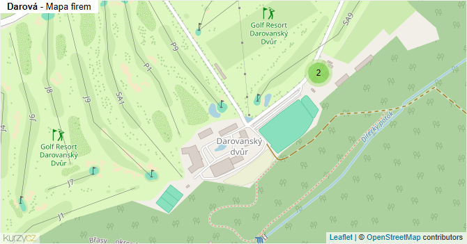Darová - mapa firem