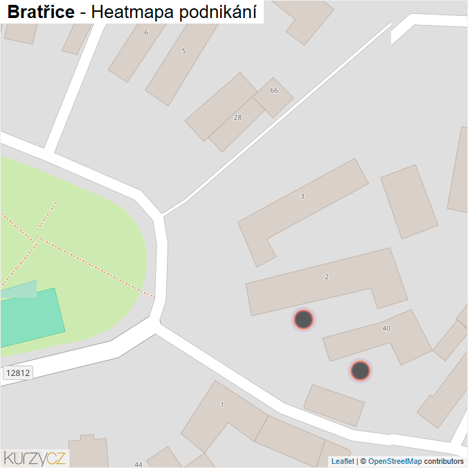 Mapa Bratřice - Firmy v obci.