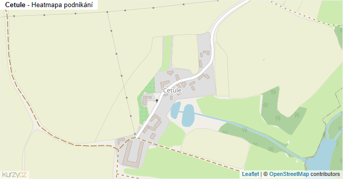 Cetule - mapa podnikání