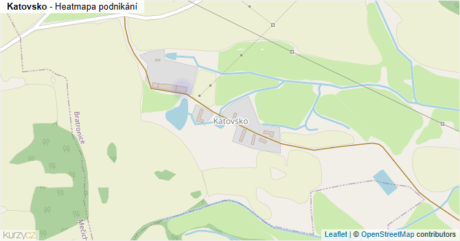 Katovsko - mapa podnikání