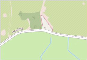 Javorná v obci Bražec - mapa části obce