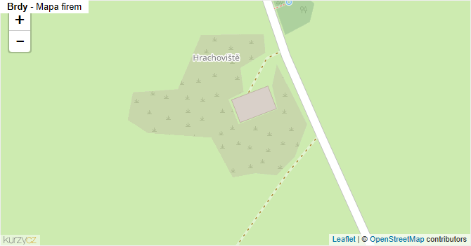 Brdy - mapa firem