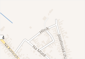 Hliníky v obci Břeclav - mapa ulice