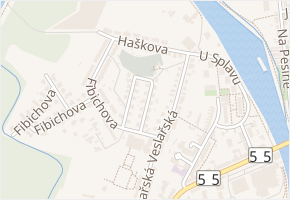 Jana Černého v obci Břeclav - mapa ulice
