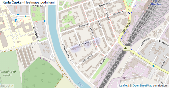 Karla Čapka - mapa podnikání
