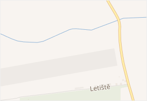 Letiště v obci Břeclav - mapa ulice