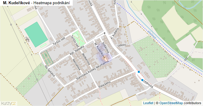 M. Kudeříkové - mapa podnikání