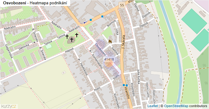 Osvobození - mapa podnikání