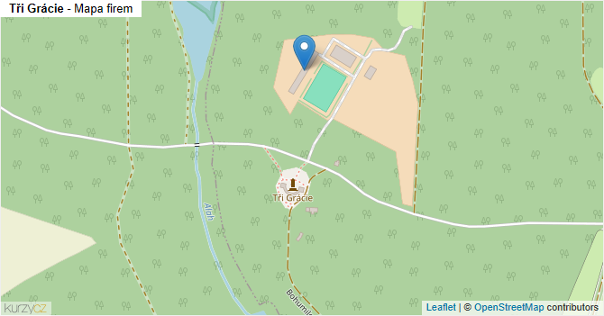 Tři Grácie - mapa firem