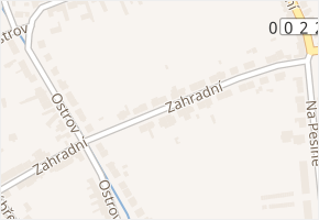 Zahradní v obci Břeclav - mapa ulice