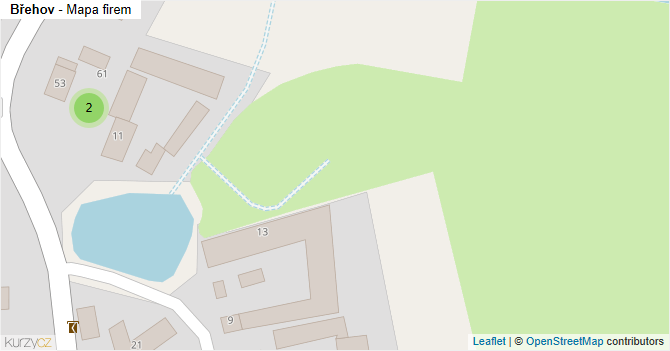 Břehov - mapa firem