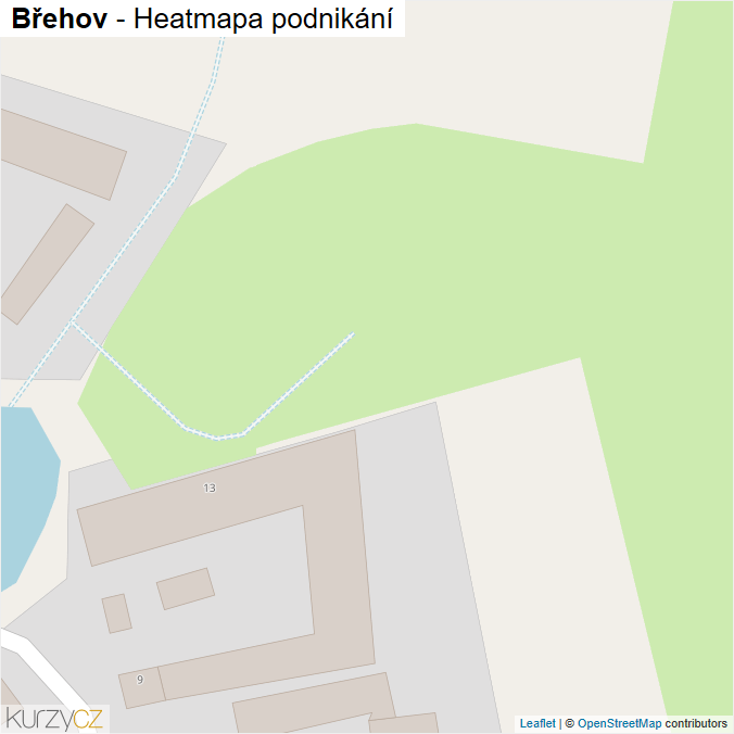 Mapa Břehov - Firmy v obci.