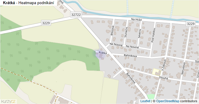 Krátká - mapa podnikání