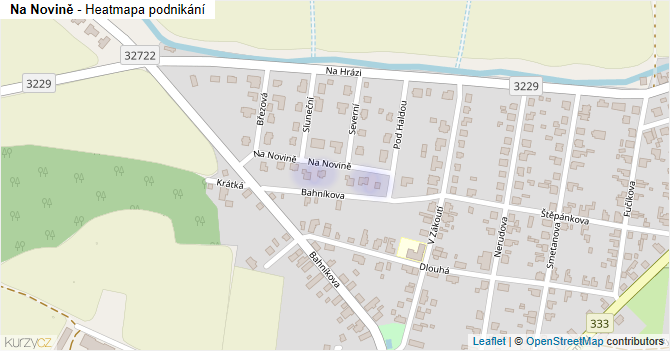 Na Novině - mapa podnikání