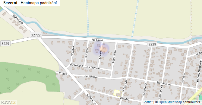 Severní - mapa podnikání