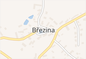 Březina v obci Březina - mapa části obce