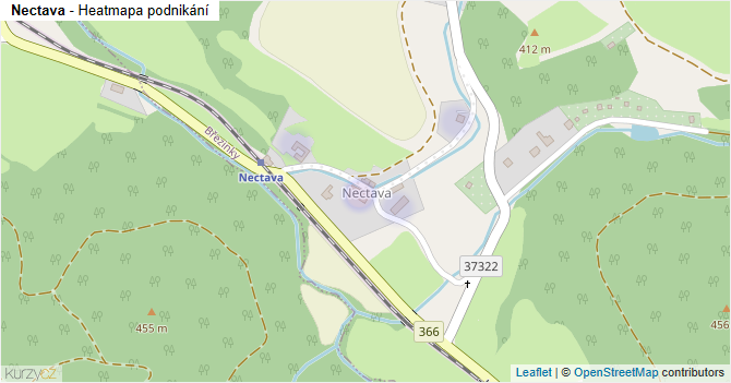 Nectava - mapa podnikání