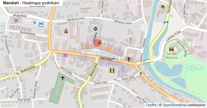 Náměstí - mapa podnikání