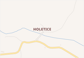 Holetice v obci Březno - mapa části obce