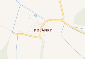 Dolánky v obci Březno - mapa části obce