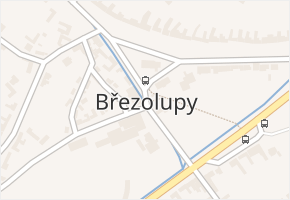 Březolupy v obci Březolupy - mapa části obce