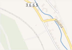 Hradecká v obci Březová nad Svitavou - mapa ulice