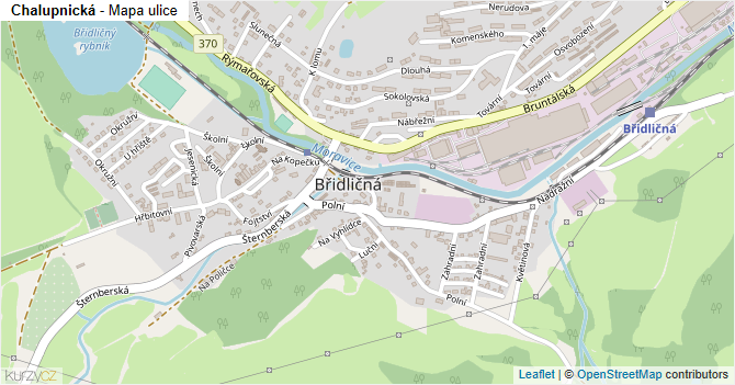 Chalupnická - mapa ulice
