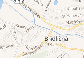 Na Kopečku v obci Břidličná - mapa ulice