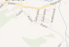 Polní v obci Břidličná - mapa ulice