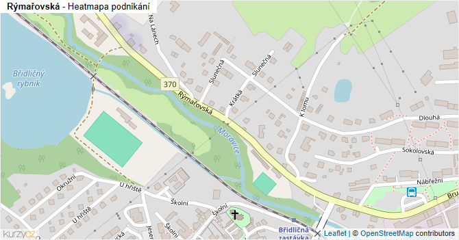 Rýmařovská - mapa podnikání