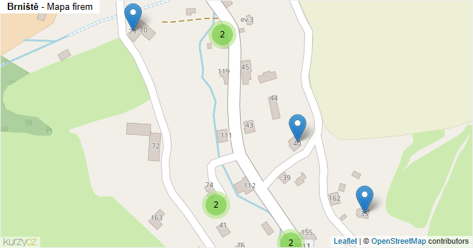 Brniště - mapa firem