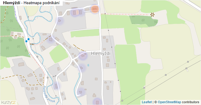 Hlemýždí - mapa podnikání