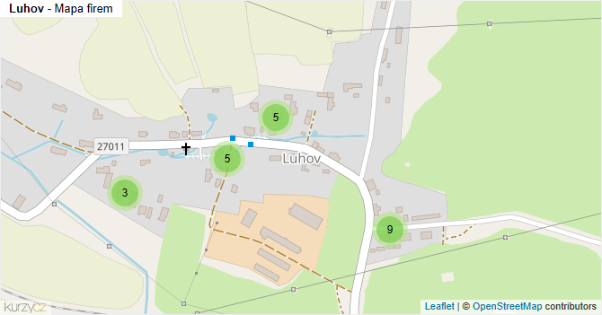 Luhov - mapa firem