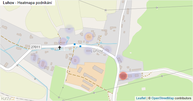 Luhov - mapa podnikání