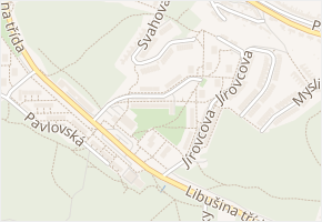 Axmanova v obci Brno - mapa ulice