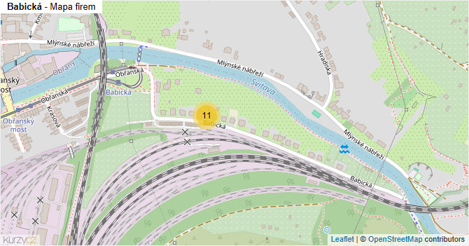 Babická - mapa firem
