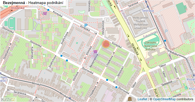 Bezejmenná - mapa podnikání