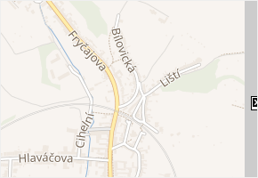 Bílovická v obci Brno - mapa ulice