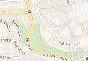 Biskupská v obci Brno - mapa ulice
