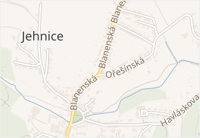 Blanenská v obci Brno - mapa ulice