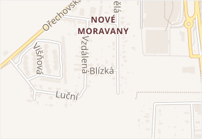 Blízká v obci Brno - mapa ulice