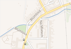 Blümlova v obci Brno - mapa ulice