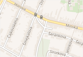 Burianovo náměstí v obci Brno - mapa ulice