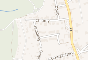 Chlumy v obci Brno - mapa ulice